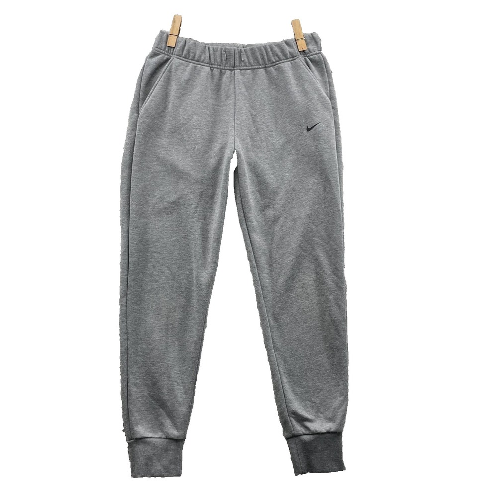 Nike Fleece Jogers Women's Small Gray Pants Training Running Sportswear Running